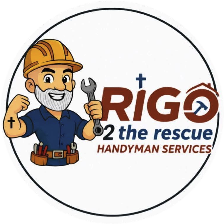 Rigo 2 The Rescue logo. Your local dependable handyman.